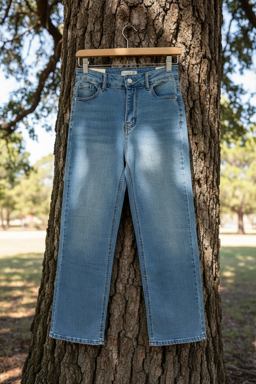 Calça de ganga “Extra long”