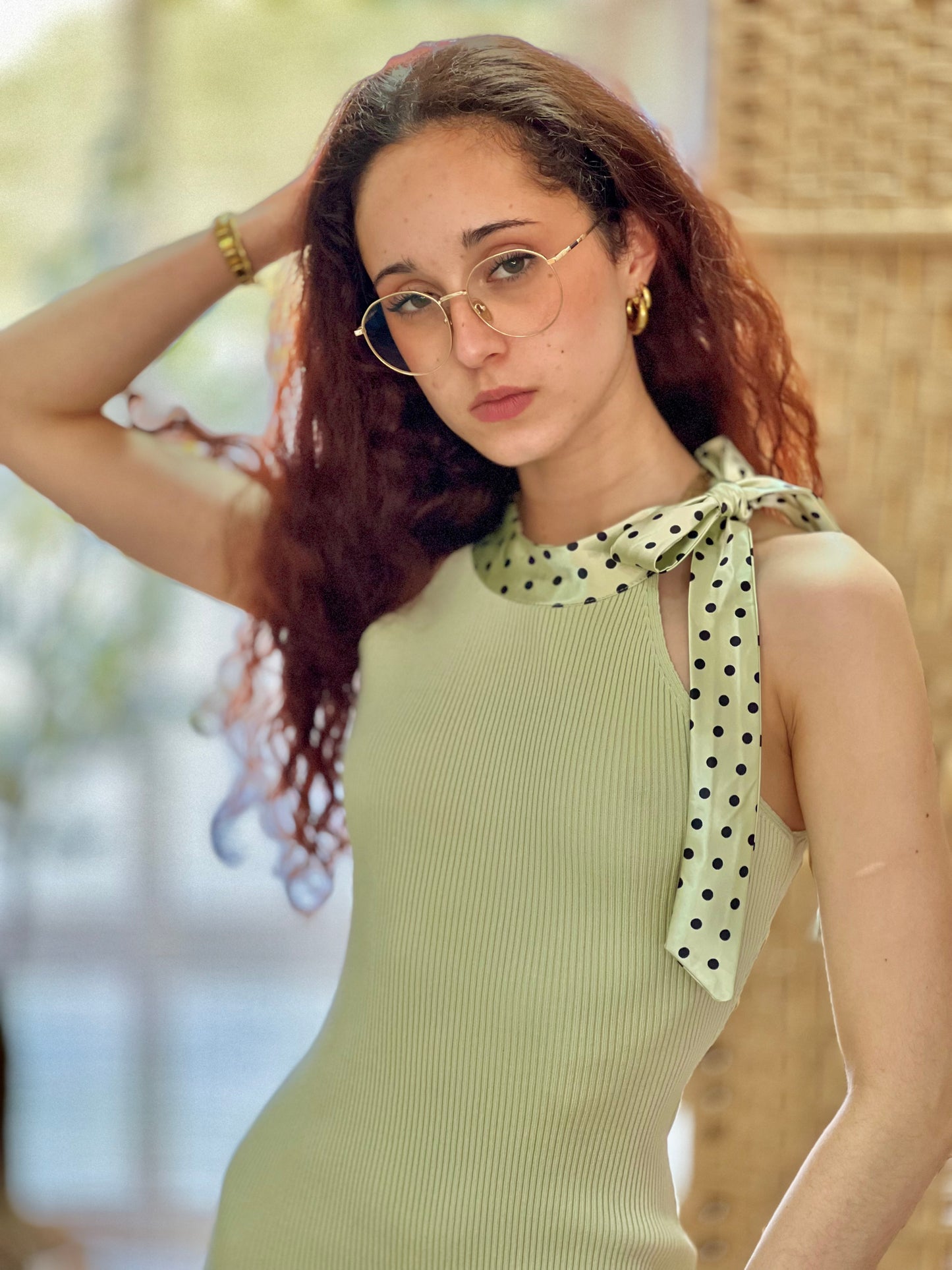 Vestido em malha