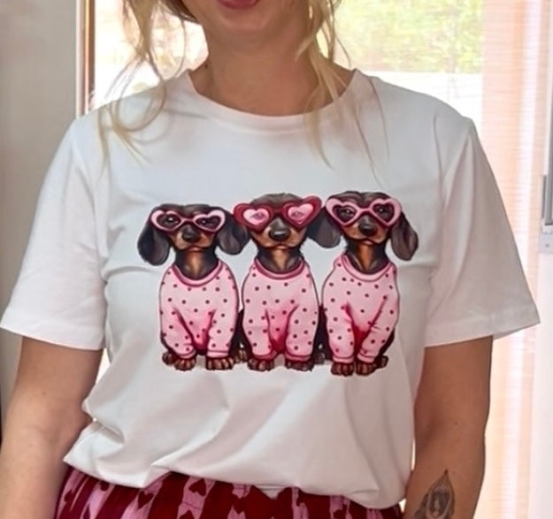 T-shirt com estampo